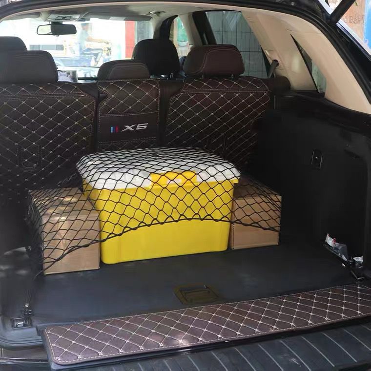 Red de equipaje del coche bolsillo red de almacenamiento de maletero del coche red elástica fija SUV suministros antideslizante Universal