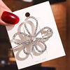 Hair accessory from pearl, hairgrip with bow, hairpins, bangs, Korean style, internet celebrity