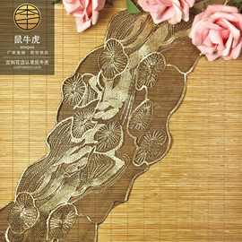 金线网布条码不规则裙摆花边15公分童装辅料laceLolita现货黑网