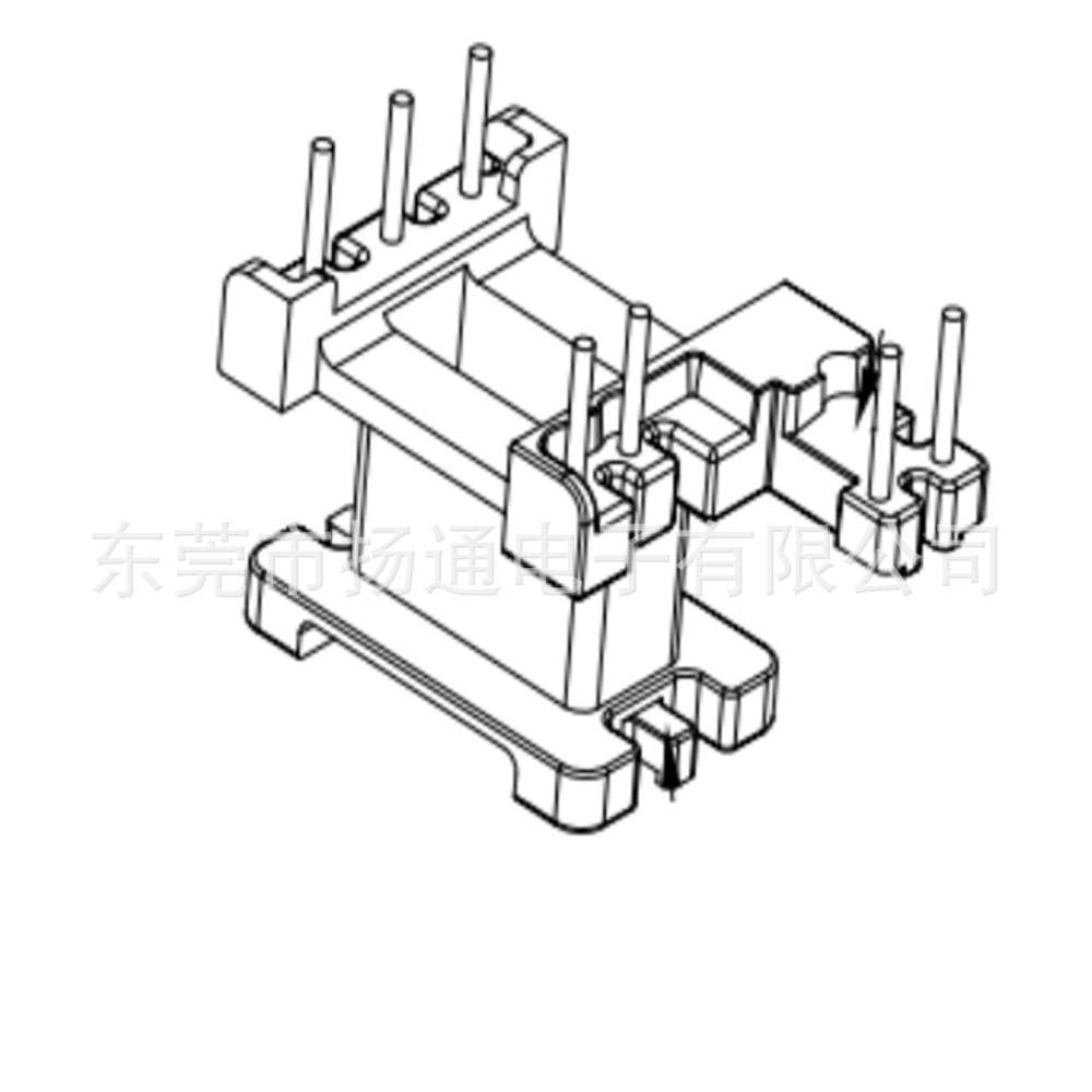 EE15变压器骨架EF15高频骨架电木立式3+2+2