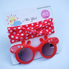 Children's headband, sunglasses, set, cartoon sun protection cream, wholesale