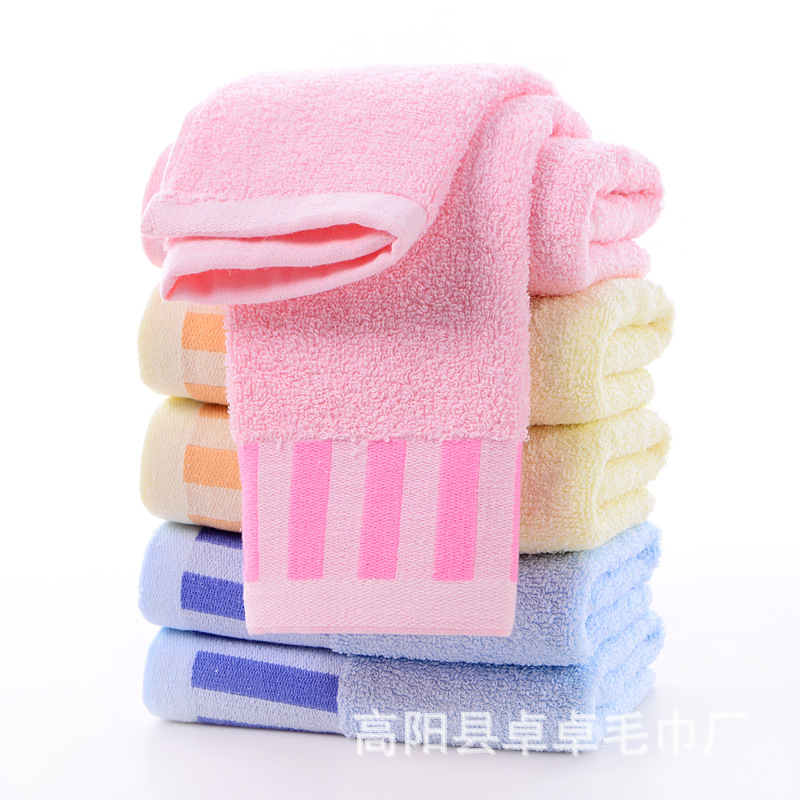 Wholesale Towels from the Source Factory, Piano Key Jacquard Cotton Towels, Encrypted and Thickened, Soft, for Adult Home Use