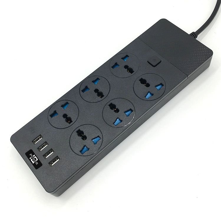 Cross -border plug -in multi -plug -in lemur socket Drag board Amazon Malaysia British Bidding USB Smart Plug