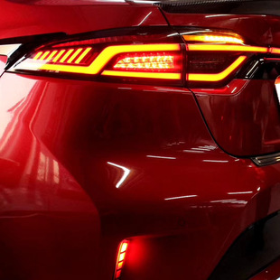 适用于19-21年丰田雷凌/美洲版卡罗拉带贯穿灯红面尾灯改装刹车灯-阿里巴巴