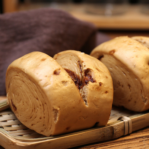 Qiu Xing Red Sugar Steamed Buns 60g Hand-Torn Muffin Snacks Breakfast Frozen Noodles Half-Finished Products Convenient Quick Meal Wholesale