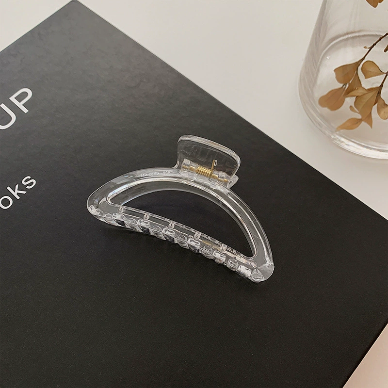 Зажим для волос Hairgrip краб с жемчужными акцентами, элегантный корейский стиль, различная форма
