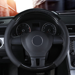批發HY五色貨車汽車方向盤套 高檔防滑碳纖時尚跨境把套內飾用品