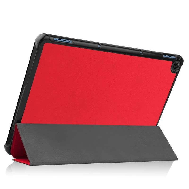 Подходит для Lenovo Duet Chromebook планшет защитный чехол 10.1-дюймовый тройной -откидной тройной -складной держатель спящий противоударный кожаный чехол