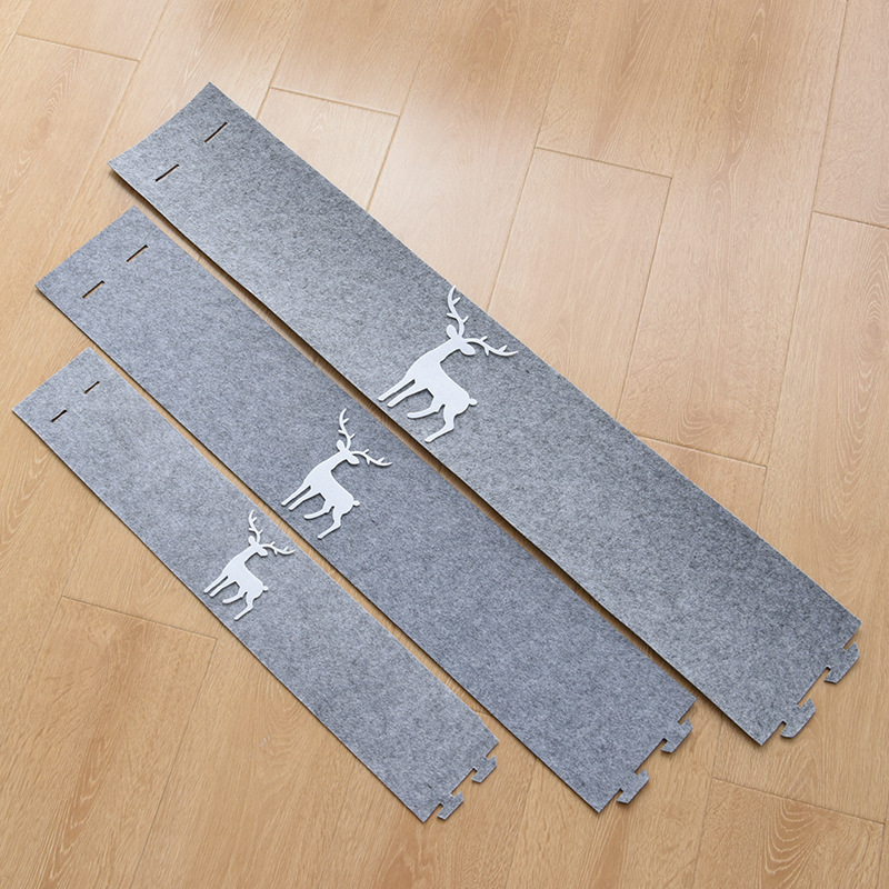 Suministros de decoración navideña transfronterizos de fieltro, faldón para árbol de Navidad, base para faldón de árbol de Navidad, adornos de decoración de escena, pp