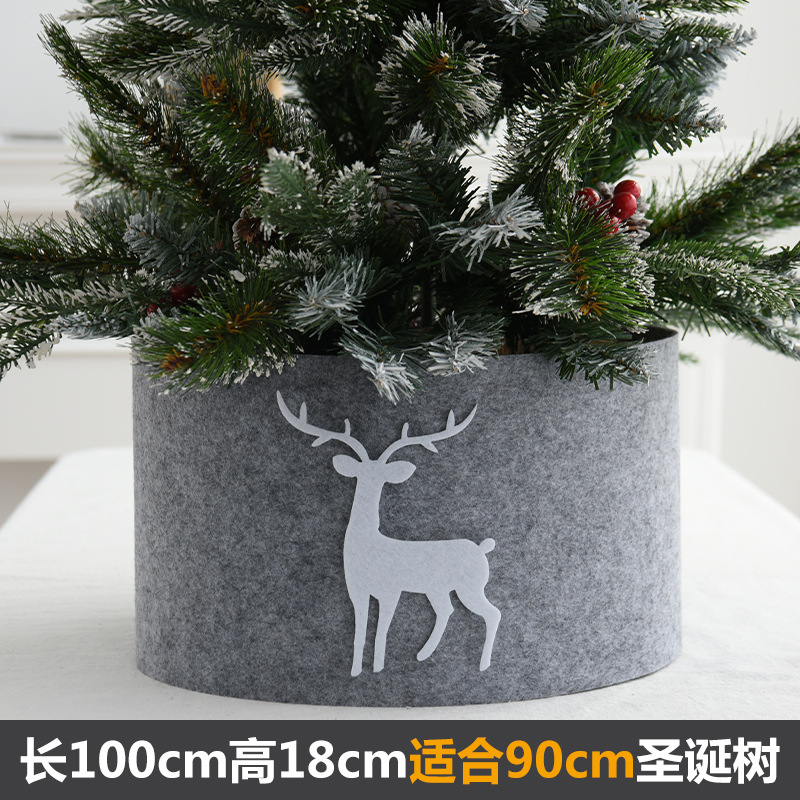 Falda para árbol de Navidad de 90 cm (paquete completo).