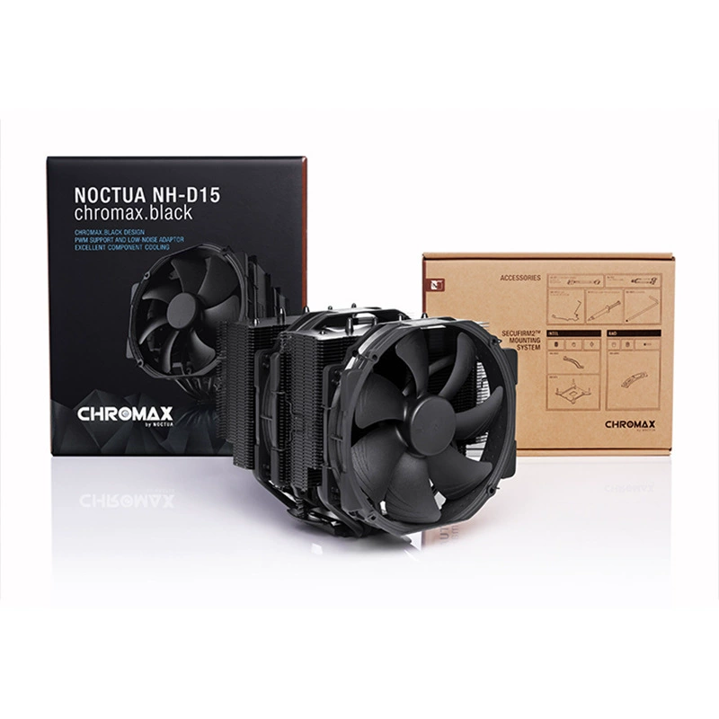 Орел nh-d15 chromax.black черная версия двухместная башня A15 вентилятор многоцелевой радиатор CPU