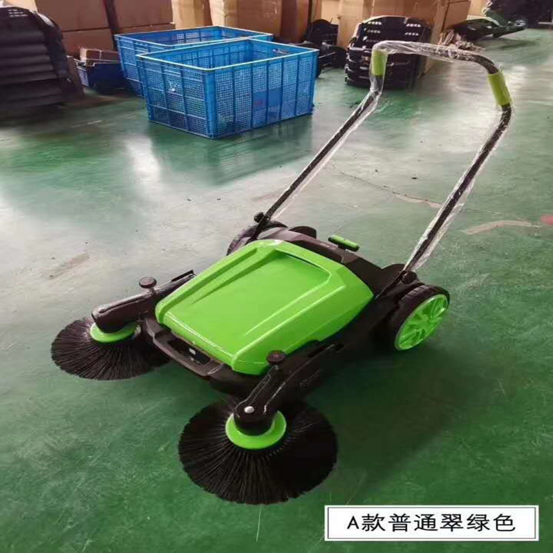 小型手推式无动力扫地机工厂车间马路清扫设备 手推式吸尘扫地机