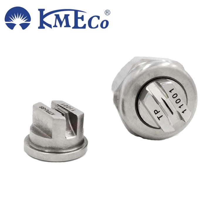 苏州KMECO斯铂润扇形喷雾喷嘴TPU喷头TT外螺纹零件清洗扇形喷嘴