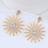 Earrings, trend fashionable accessory, Korean style, silver 925 sample, city style, wholesale