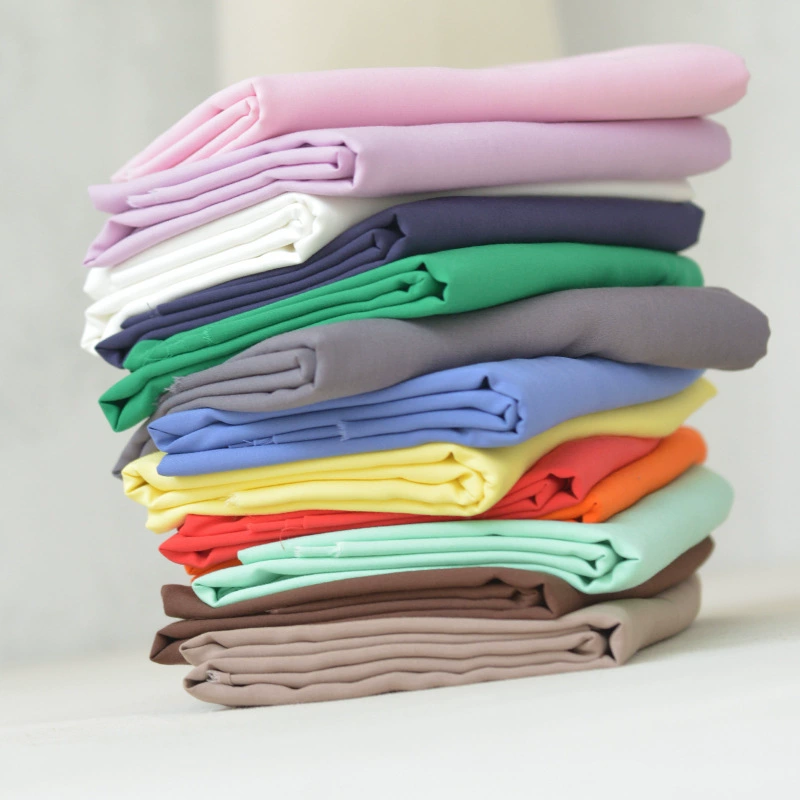 Красочная хлопчатобумажная ткань Одежда Летняя одежда Пижамы Лето Прохладный Одеяло Ткань Сплошной цвет Искусственный хлопок Хлопок Шелк