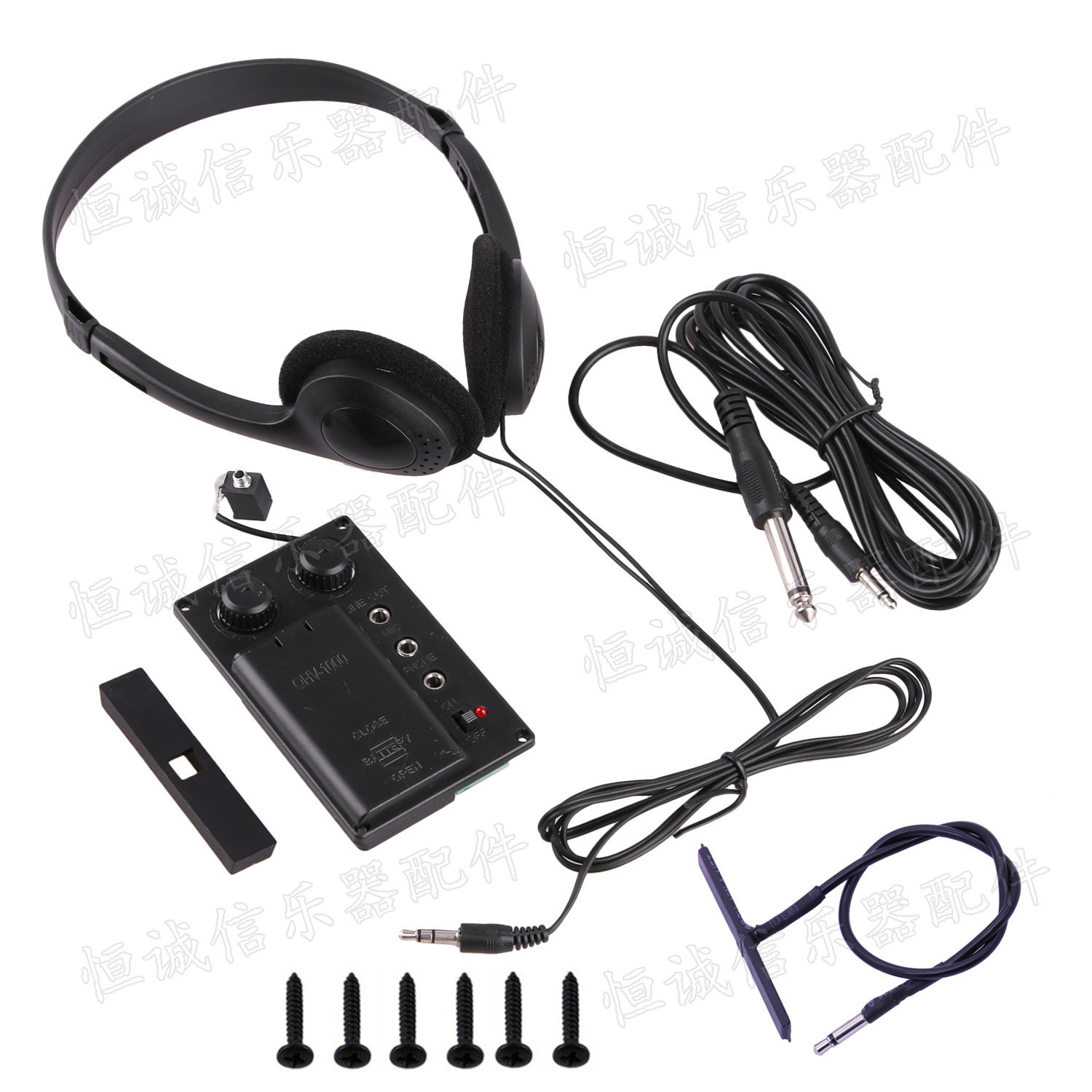 Pastilla para violín QHV-1000, pastilla electrónica para violín, ecualizador, accesorios para instrumentos musicales