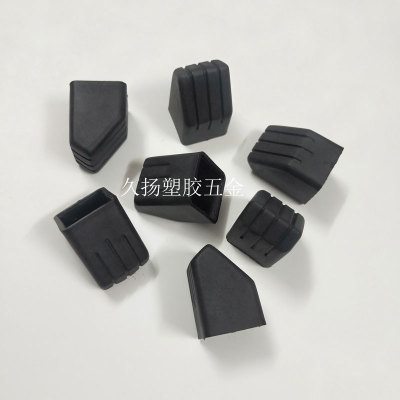 25方斜脚套家具斜底脚垫方形斜管胶套方管保护套塑料方外套