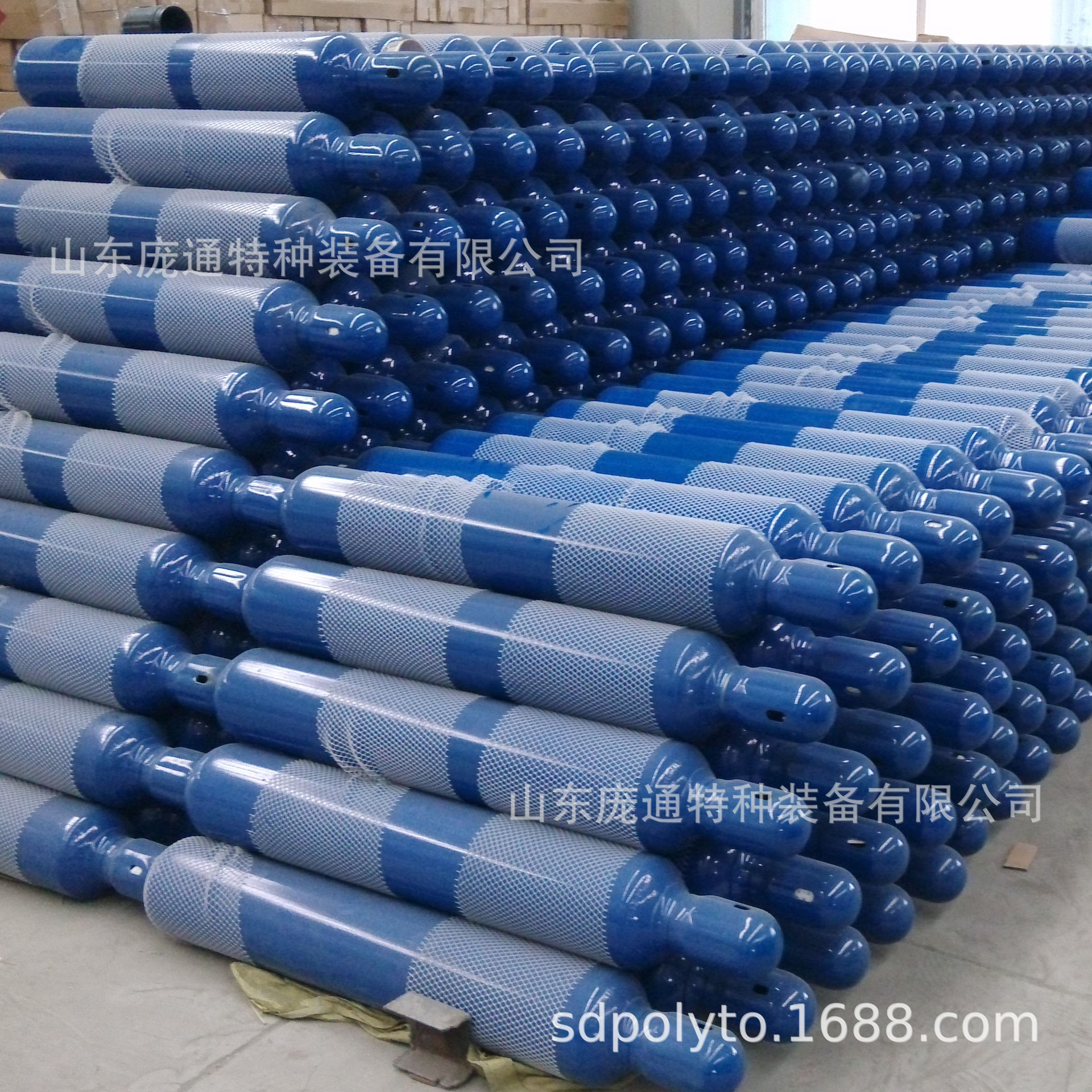 .厂家直销 15L 氧气钢瓶  无缝氧气瓶 带 瓶帽 氧气罐 QF-2