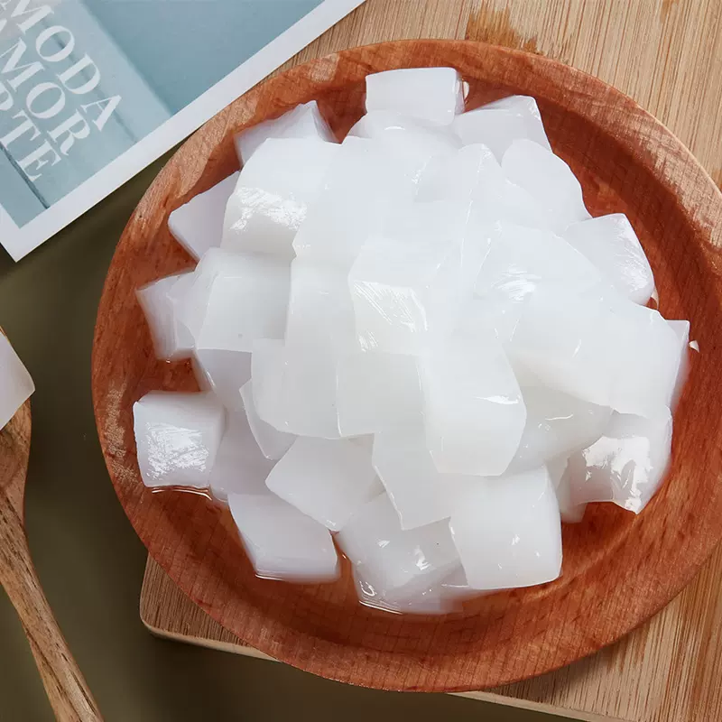 压缩椰纤果1.0cm 八宝粥海南高纤维椰果原料 厂家批发椰果10毫米