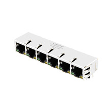 SI-60234-F 1x6����ʮ�װ�������Ӧ ���ƴ��� SMD��Ƭʽrj45����