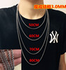 Necklace stainless steel, accessory hip-hop style, sweater, European style, does not fade