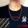 Necklace stainless steel, accessory hip-hop style, sweater, European style, does not fade