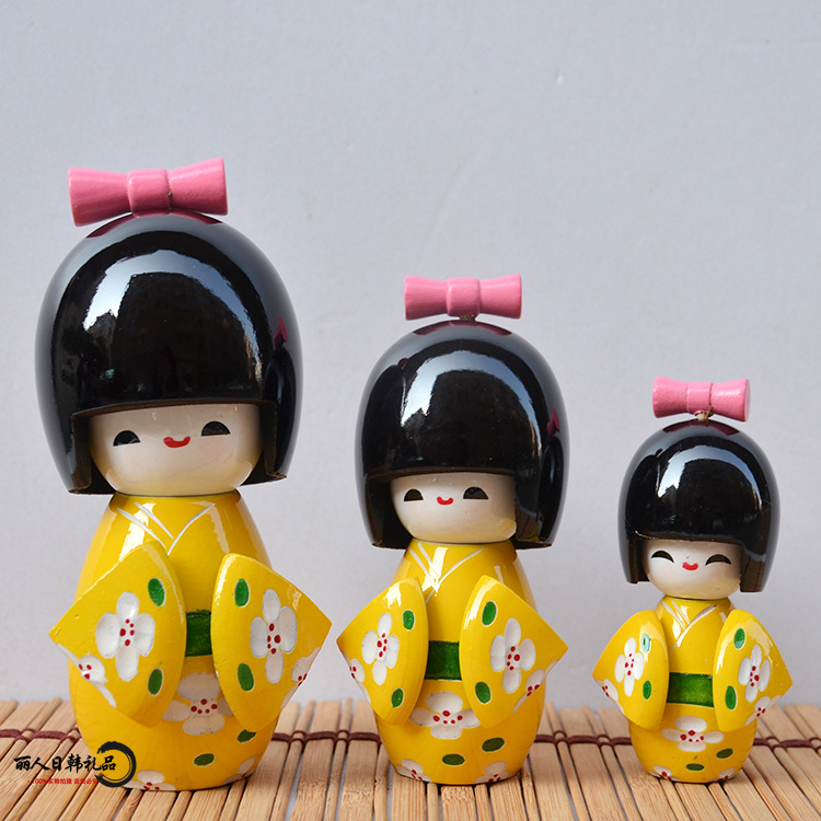 Set of yellow plum blossoms