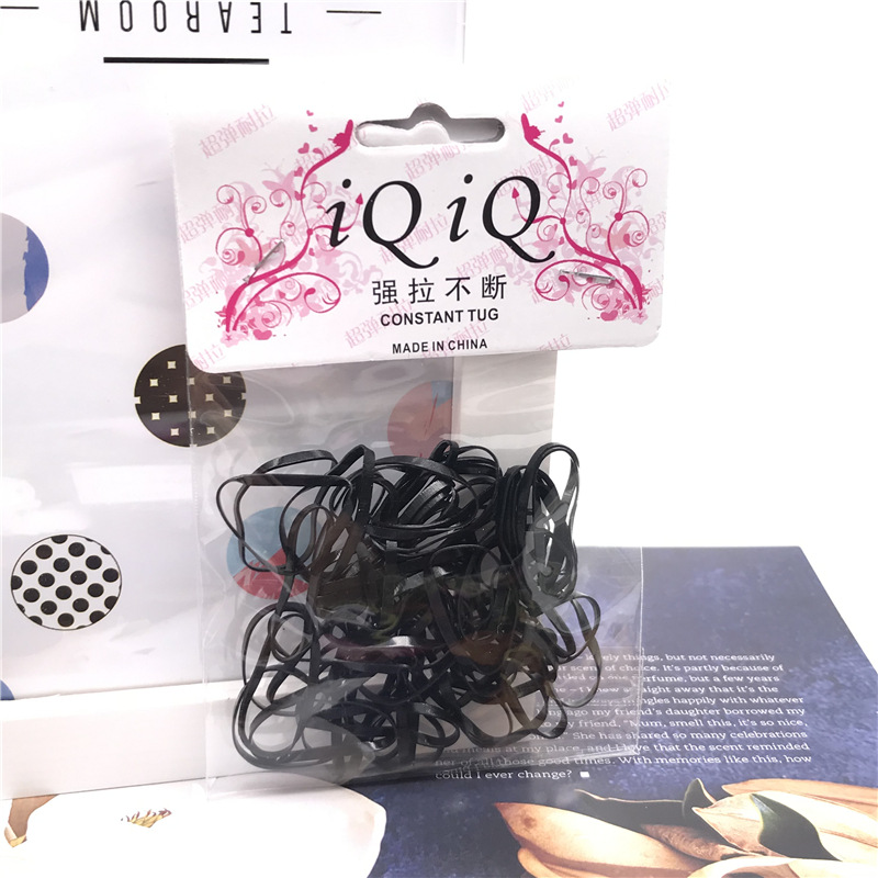 Desechables para niños horquilla banda de pelo banda de goma cuerda de pelo un yuan dos yuanes tienda accesorios para el cabello accesorios para la cabeza puesto de suministro