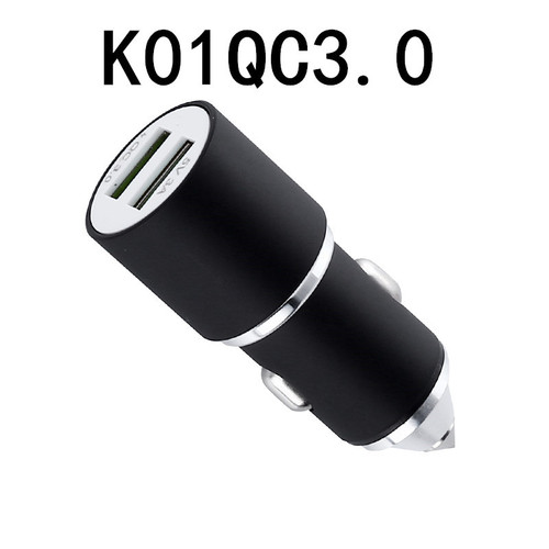 qc3.0 car charger car charger fast charge new car multi-port dual usb truck car charging head digital display