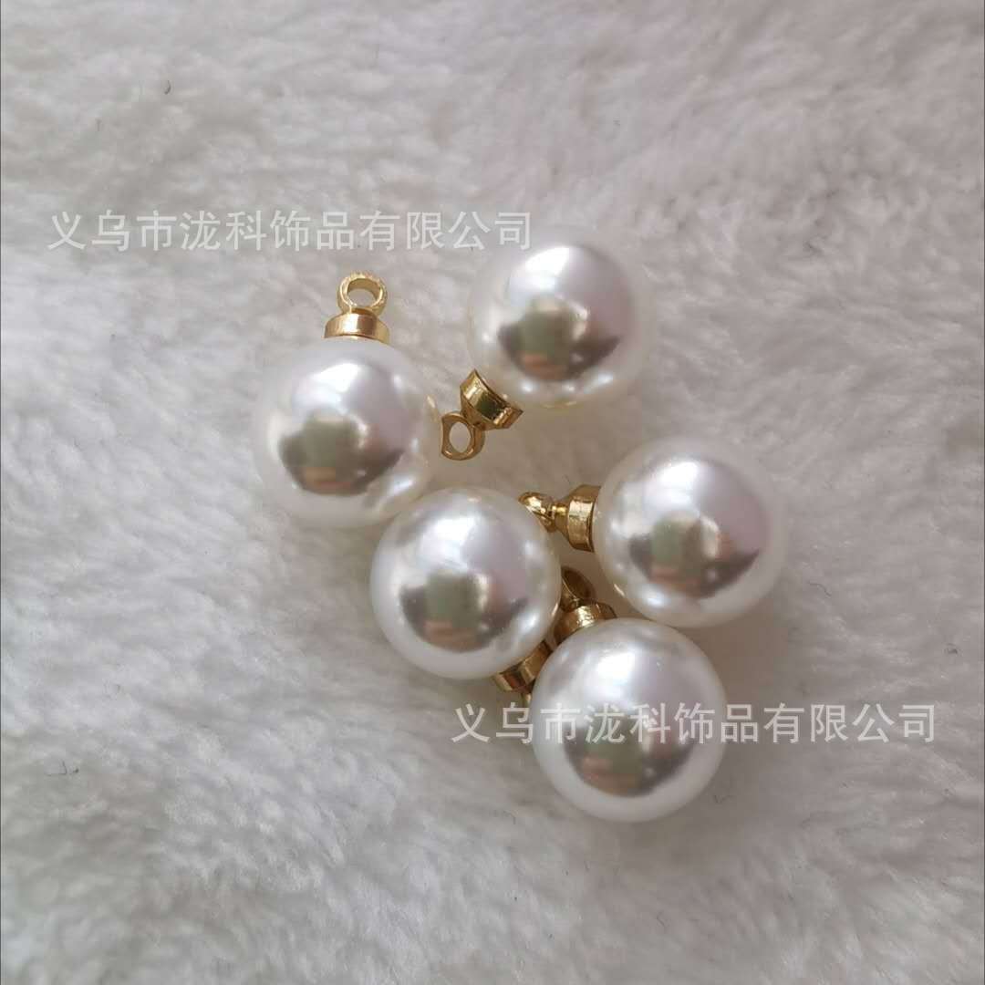 ABS perlas sueltas pendientes colgantes accesorios DIY ropa joyería tacones altos imitación perla accesorios de la joyería colgante