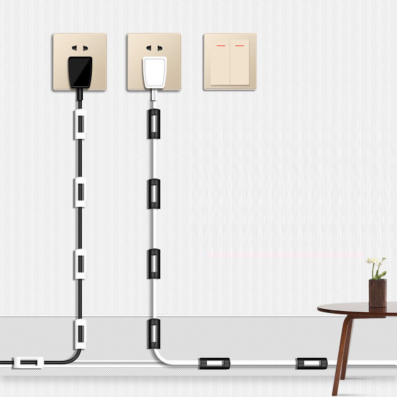 Row plug holder etiqueta de la pared colgante de almacenamiento sin fisuras fila Punch-free plug Board socket colgante de pared adhesivo