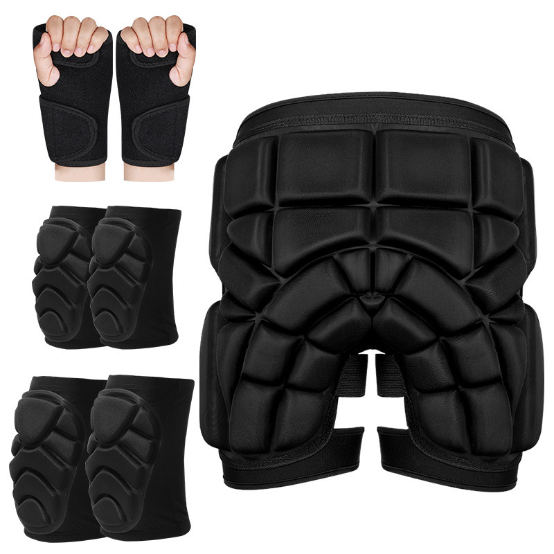 Skating Hip Protector Anti-fall Pants Butt Pad Adult Children Roller Skate Knee Protector Elbow Manufacturers Ski Sports Protector suit