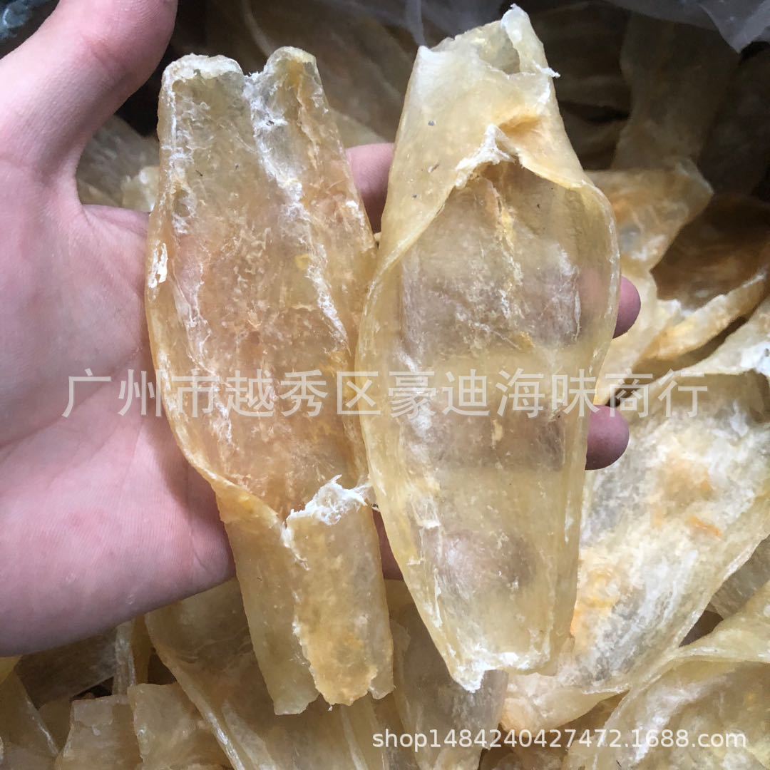 产地批发越南巴沙鱼胶 黄花胶片 芒鱼胶花胶 干货 鱼胶干货
