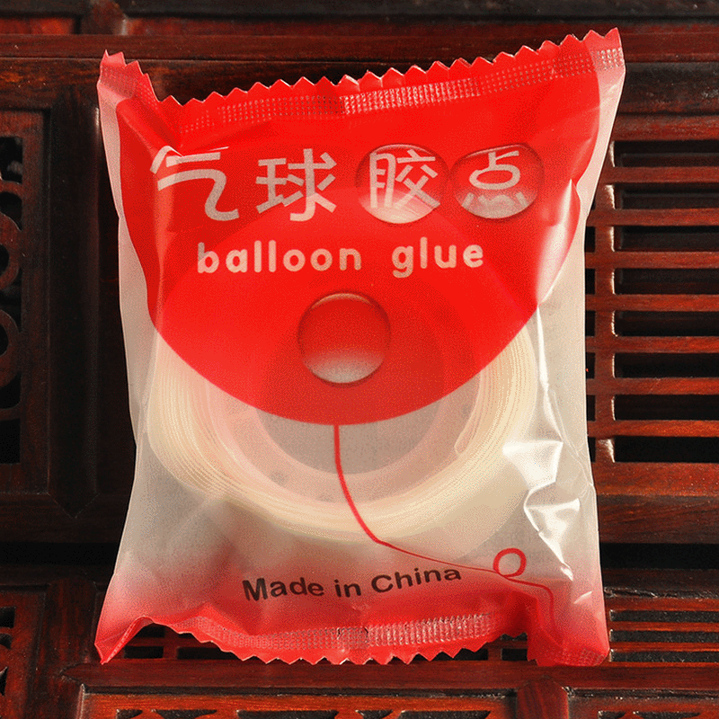 Boda de doble cara grano adhesivo dispensación decoración de la habitación de la boda suministros de boda Arreglo de La boda globo adhesivo de la pared