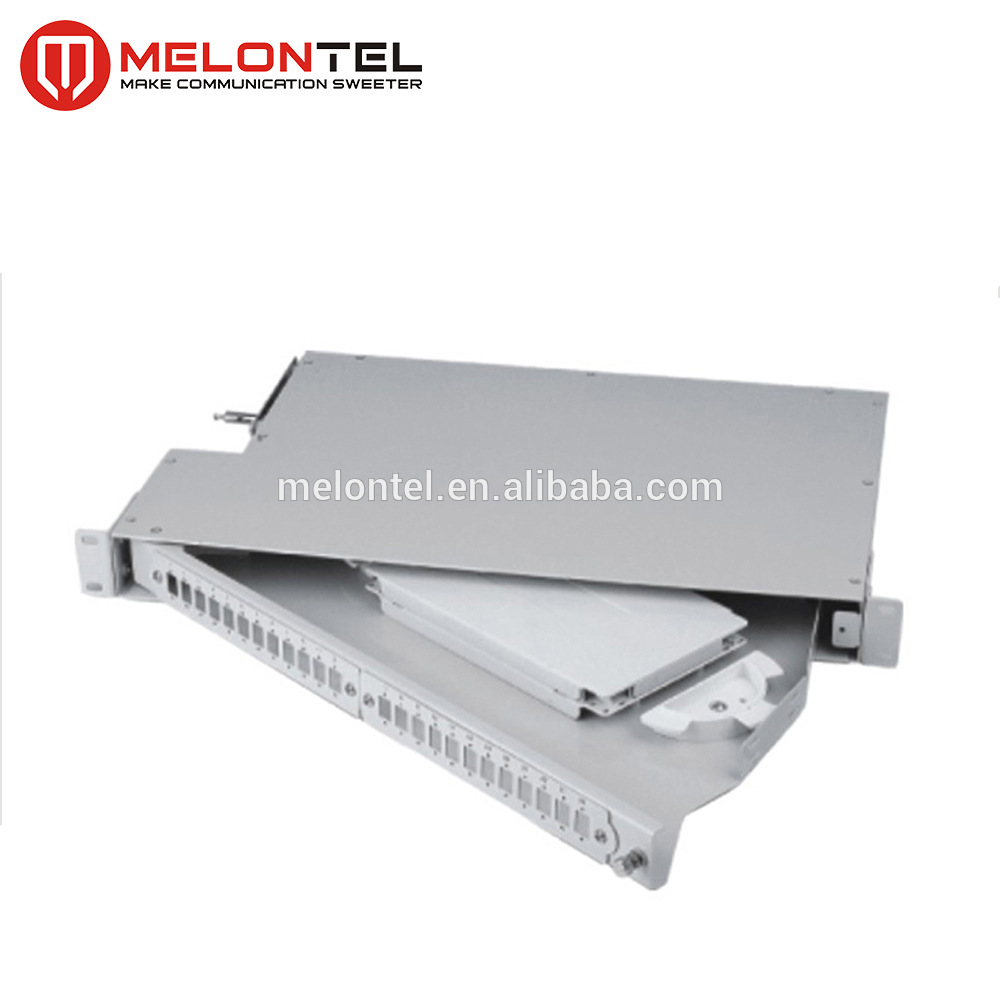 MT-1004 高品质 19寸旋转式24芯SC FC LC ST光纤终端盒 配线架