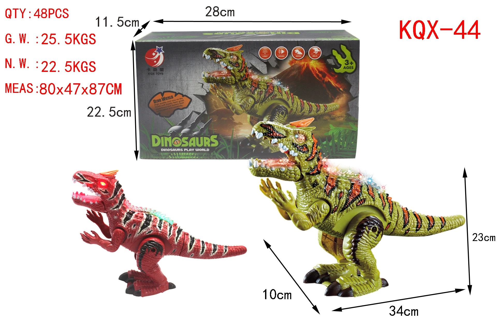 Electric lightweight music spray with light, realistic toy