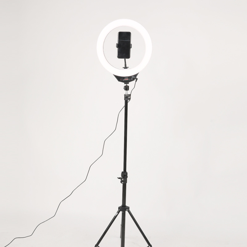 13-pulgadas de pantalla digital de Internet celebridad en vivo relleno de luz de escritorio de anclaje brillo LED belleza luz fotografía iluminación anillo de luz