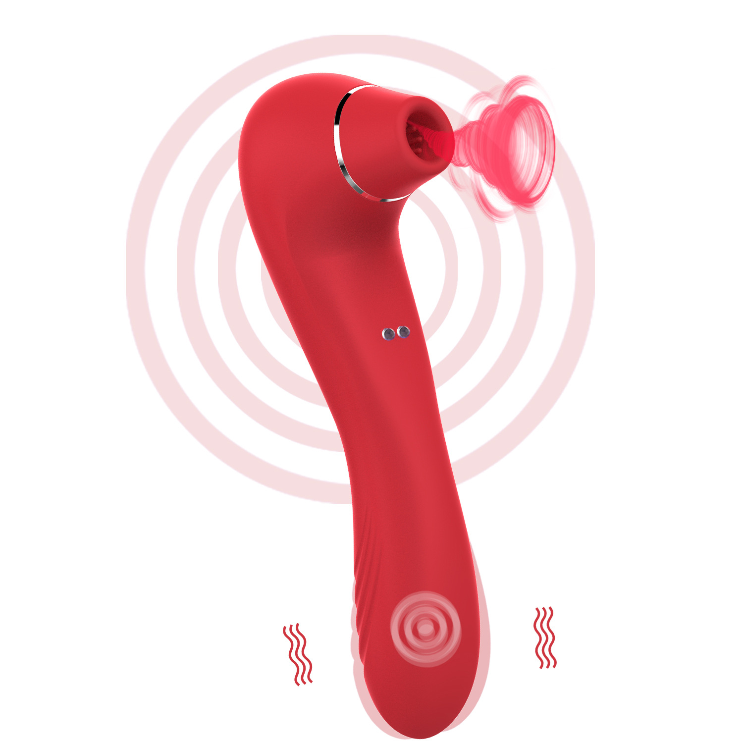 10 Frequency Vibrating Female Masturbation Massager Honey Bean Sucking Magnetic Charging Silicone Vibrator For Adults_voghion.com