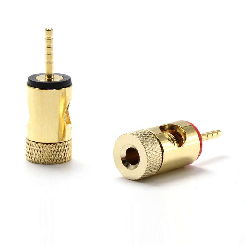 Preffair/Ba1404 High Performance 24K Gold-Plated Adapter Classy Plug Speaker Terminal Banana Plug