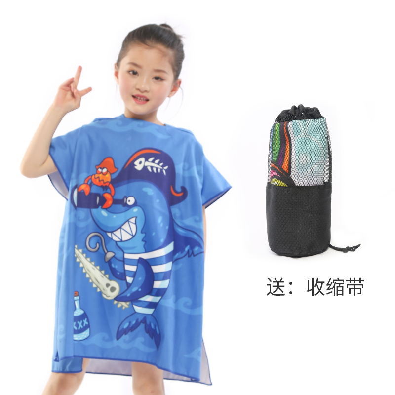 Personalizado para niños de doble cara capa capa toallas de baño con capuchón toallas de playa de secado rápido toallas de playa toallas de baño de baño