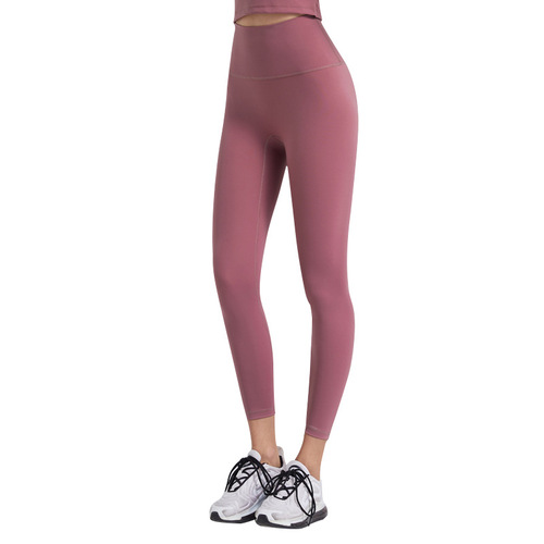 Yiwu Yoga Wear Strong Factory LULU Nude Yoga Pants Processing Customized OEM High Waist Fitness Pants