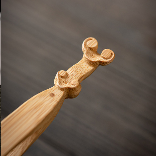 Handmade bamboo tea clips, anti-scalding bamboo clips, tweezers, tea clips, tea clips, tea ceremony spare parts, factory direct sales