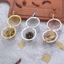 现货跨境304不锈钢泡茶球茶漏调味球烹饪火锅卤料隔渣过滤球