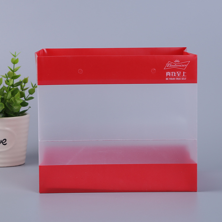 厂家生产透明PP手提袋磨砂塑料广告PVC袋印刷logo 礼品手提袋