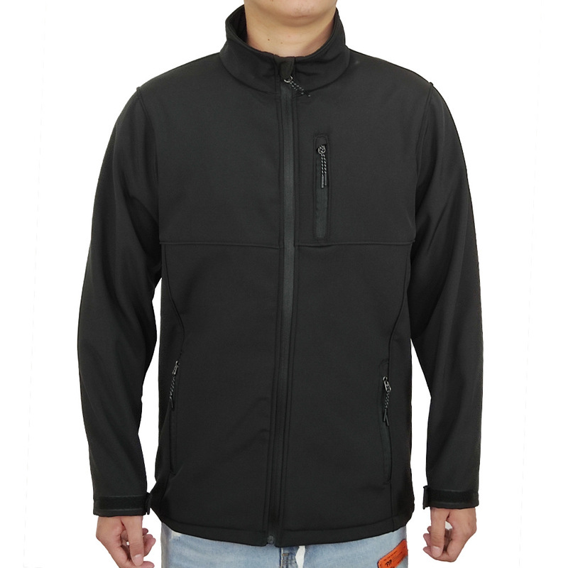 Men's Softshell Clothing Amazon Windproof Waterproof Jacket Outdoor Hiking European Size Black Cold-Proof Warm