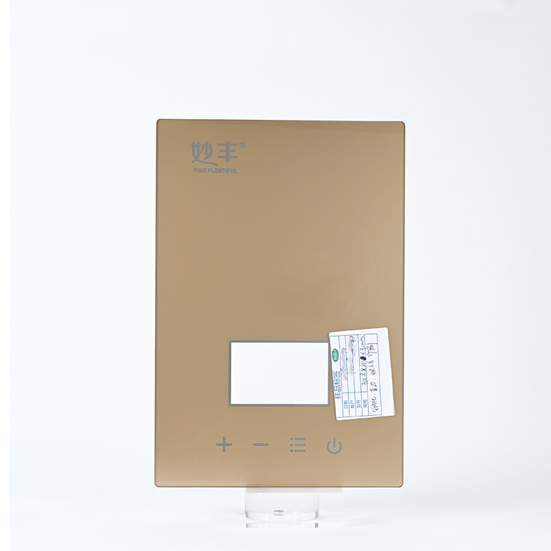 家用电器面板玻璃 洗菜触屏面板玻璃显示屏玻璃丝印钢化玻璃