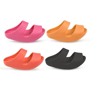 Particle EVA Heel Yaoyao Four Seasons Новые нескользящие туфли на танкетке на толстой подошве для фитнеса Массажные тапочки.