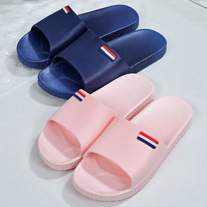 2022 new indoor home shoes summer men's and women's non-slip platform hotel club bathroom plastic slippers wholesale