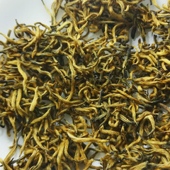 Fujian Wuyishan Jin Jun Mei high mountain floral small species black tea milk tea raw material rich aroma type yellow bud Jin Jun Mei tea leaves