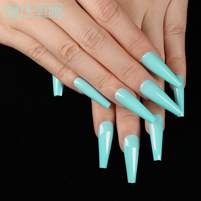 Ballet Nails, Various Colors of Nail Art, Long Fake Nails, Nail Patches, Wearable Nail Bags, Long T-Shaped Nails